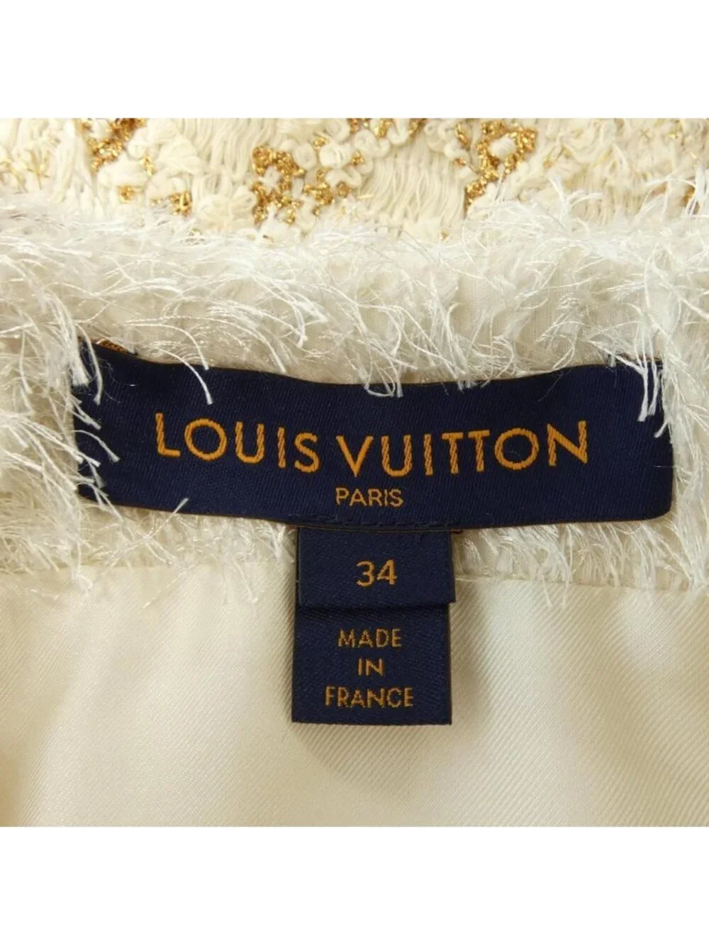Louis Vuitton Jigsag Tweed Sleeve 5 Vest